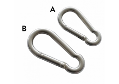 Steel Snap Gate Karabiner 50mm/60mm RTLC/2A/2B